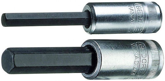 Gedore Spritzfilter Wasserhahn Bit-Stecknuss mit Inbusschlüssel-Bit und Antriebsvierkant 1/2'' Größe H14x140mm 1Stück