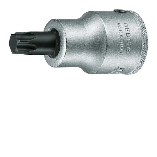 Gedore Bit-Stecknuss mit Torx-Bit und Antriebsvierkant 3/4'' Größe T60x80mm 1Stück
