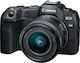 Canon Aparat Foto Mirrorless EOS R8 Cadru complet Kit (RF 24-50mm F4.5-6.3 IS STM) Negru