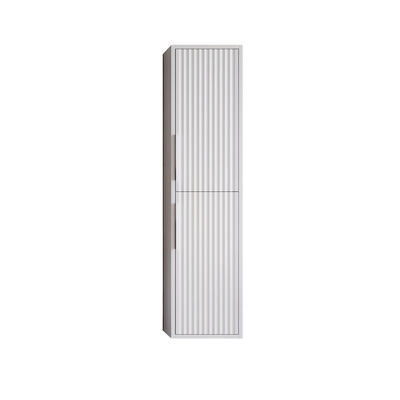 Martin Hole 34 Wall Hung Cabinet Matte Lacquer Bathroom Column Cabinet L35xD32xH160cm White