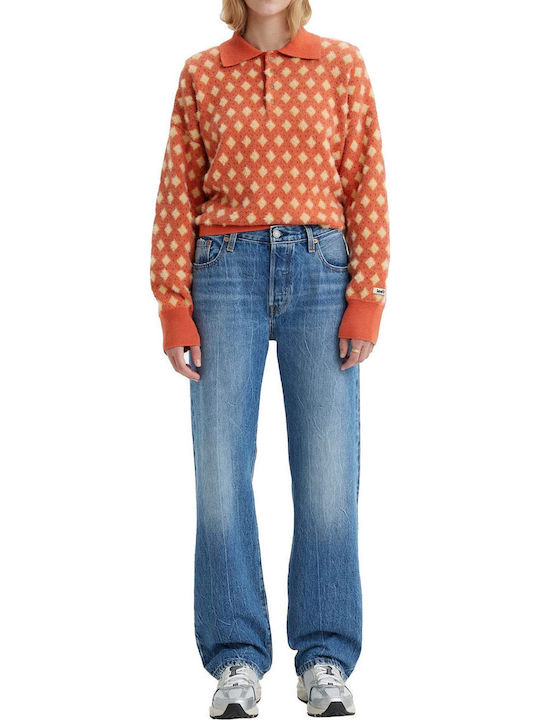 Levi's 90'S 501 Women's Jean Trousers Mid Rise ...