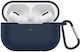 ObaStyle Θήκη Σιλικόνης με Γάντζο Σκούρο Μπλε για Apple AirPods 3