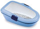 Stefanplast Furba Chic Maxi Cat Basin with Sieve Light Blue L69.5 x W47 x H26cm