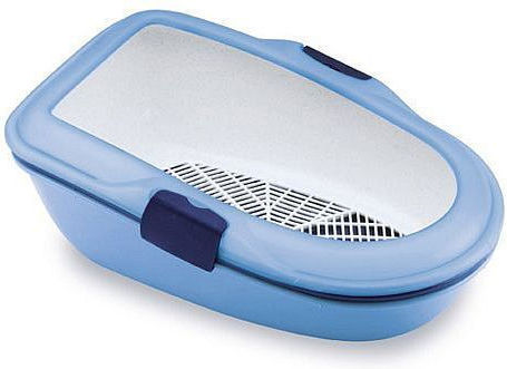 Stefanplast Furba Chic Maxi Cat Basin with Sieve Light Blue L69.5 x W47 x H26cm