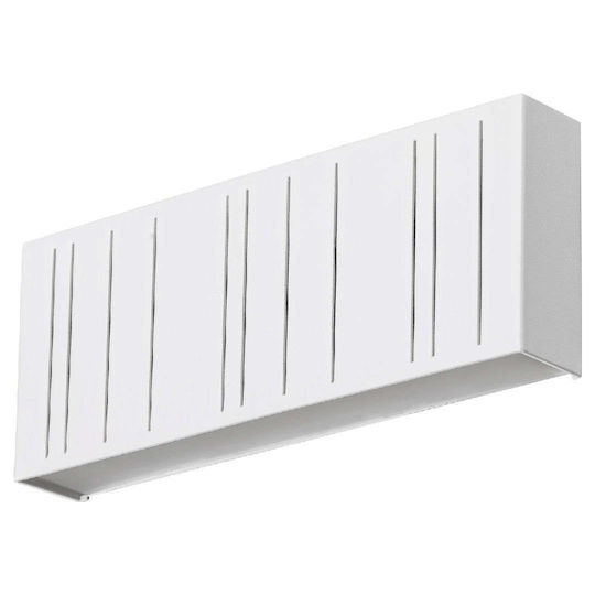 Rabalux Maribor Wandmontierte Außen-Hutleuchte LED IP65 12W mit Natürliches Weiß Licht 26.5εκ.