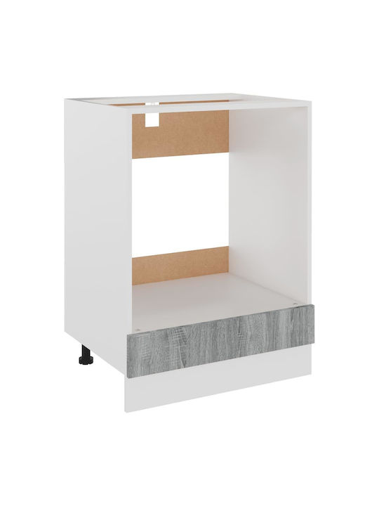 Floor Cabinet Γκρι Sonoma L60xW46xH81.5cm