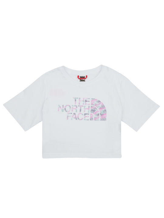 The North Face Kids Crop Top Short Sleeve White