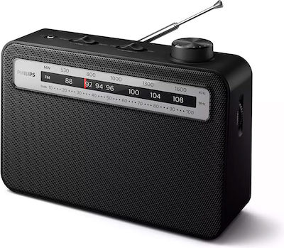 Philips TAR2506-12 Tabletop Radio Electric Black