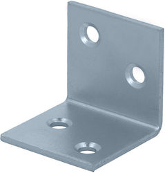 ArteLibre Aluminum Corner Shelf Silver 30x30mm 04010486