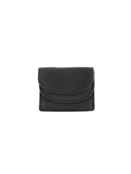 Ginis Small Leather Women's Wallet Black