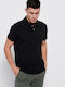 Polo Short Sleeve Blouse Black