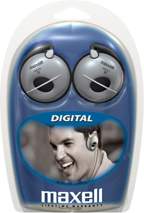 Maxell EC450 Digital Ear Clips In-Ear Freihändig Kopfhörer mit Stecker 3.5mm Gray