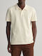 Gant Men's Short Sleeve Blouse Polo Beige