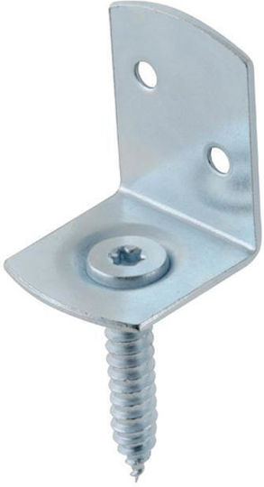 ArteLibre Eckregal Aluminium in Silber Farbe 40x40mm 1Stück 04010350