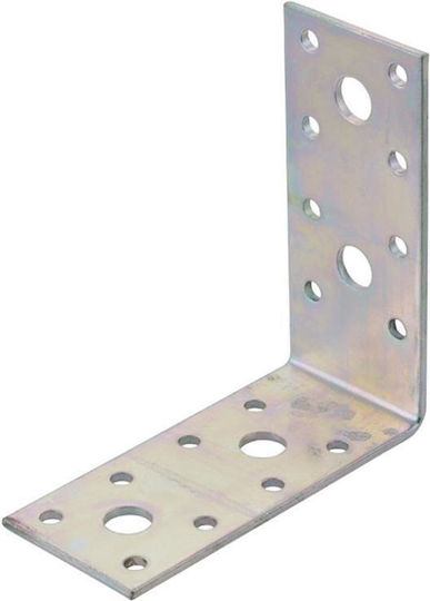 ArteLibre Aluminum Corner Shelf Silver 90x90mm 04010500