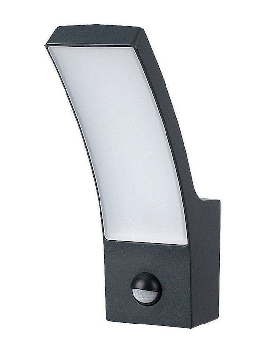 Rabalux Palanga Επιτοίχια Εξωτερική Πλαφονιέρα LED IP44 12W με Θερμό Λευκό Φως