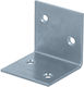 ArteLibre Aluminum Corner Shelf Silver 40x40mm 04010487