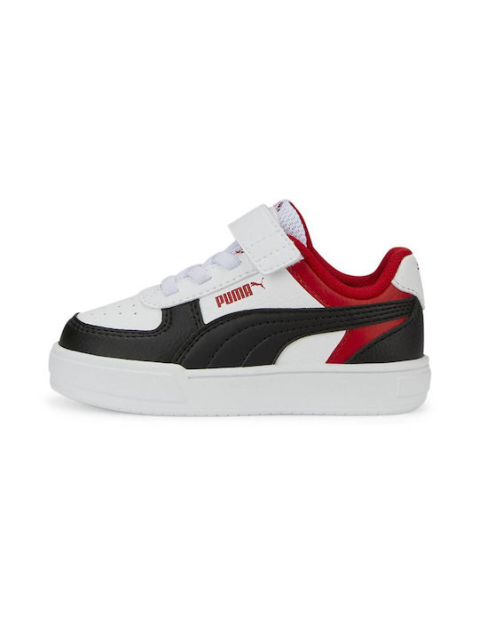 Puma Παιδικά Sneakers High Caven Block Puma White / Puma Black / For All Time Red