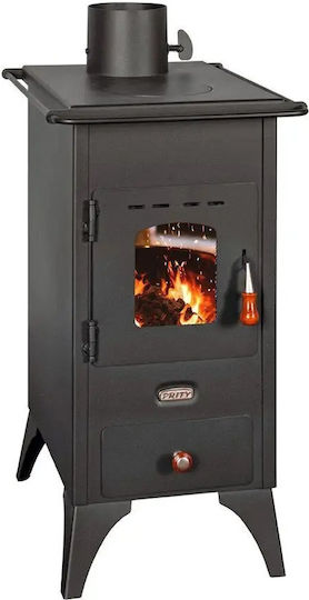 Prity Mini SP Μαντεμένια Ξυλόσομπα 5.2kW Γκρι