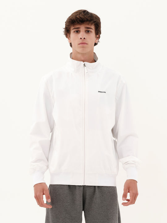 Jacket Bomber Waterproof and Windproof White