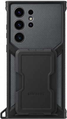 Samsung Back Cover Σιλικόνης Ανθεκτική Γκρι (Galaxy S23 Ultra)