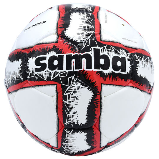 Αθλοπαιδιά Samba Thunder Παιδική Μπάλα Ποδοσφαίρου Λευκή