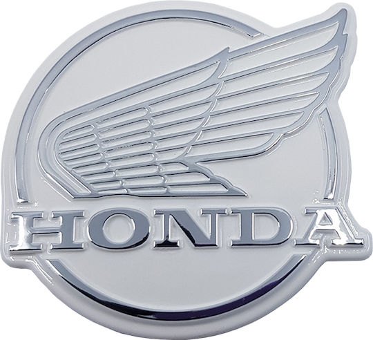 Honda Емблема на Мотоциклет за Honda C50 Бял 1бр