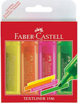 Faber-Castell Textliner 1546 Highlighters Neon 4pcs