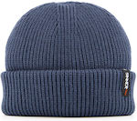 Sinner Beanie Unisex Beanie Knitted in Blue color