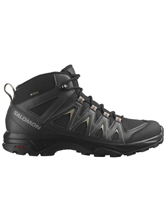 Salomon X Braze Men's Waterproof Hiking Boots Gore-Tex Black