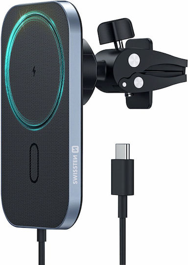 Swissten Auto Handyhalterung mit Magnet MagSafe Schwarz