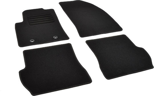 Rigum Set of Front and Rear Mats 4pcs for Audi A6 1997 2000 Black