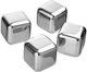 Butlers Cuburi de gheață decorative Inoxidabil 4buc