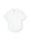 Boboli Kids Linen Shirt White