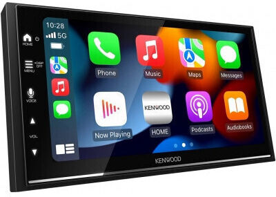 Kenwood Car Audio System 2DIN (Bluetooth/USB/WiFi/GPS/Apple-Carplay/Android-Auto) with Touch Screen 6.8"
