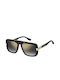 Marc Jacobs Sunglasses with Black Plastic Frame and Gold Gradient Mirror Lens MARC 670/S 807/FQ