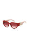 Marc Jacobs Women's Sunglasses with Red Plastic Frame and Red Gradient Lens MARC 645/S 92Y/TX