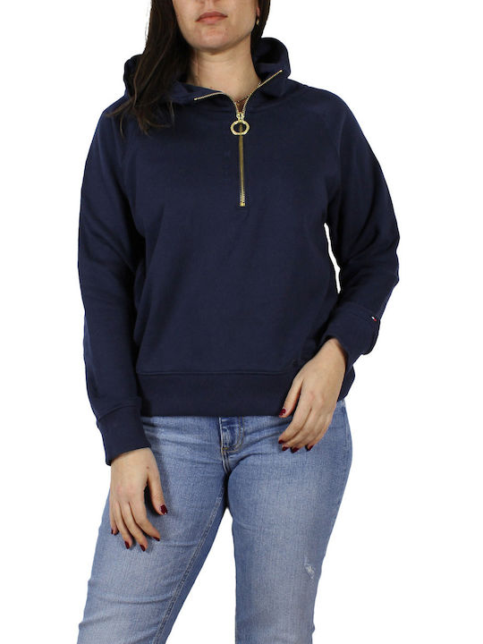 Tommy Hilfiger Women's Hooded Sweatshirt Navy Blue