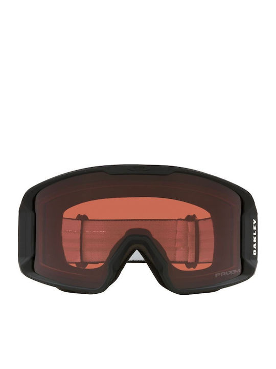 Oakley Line Miner Ski- & Snowboardbrille Erwachsene Schwarz mit Linse Getönt in Gelb Farbe
