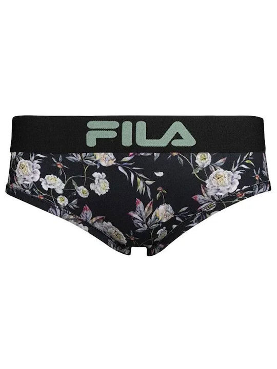 Fila Baumwolle Damen Brasilien Schwarz