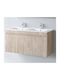 Martin Slim 120 Eingelassenes Waschbecken Porzellan 120x46cm Glossy Porcelain
