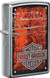 Zippo Αναπτήρας Φλόγας σε Κόκκινο χρώμα Harley ...