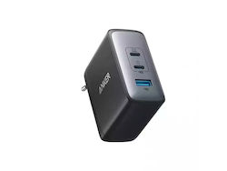 Anker Charger Without Cable with USB-A Port and 2 USB-C Ports 100W Blacks (736 Nano II)