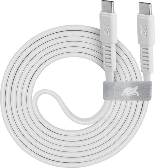 Rivacase WT21 USB 2.0 Cable USB-C male - USB-C Λευκό 2.1m PS6005 WT21
