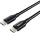 Cabletime CT-CM100 USB 2.0 Cable USB-C male - USB-C 100W PD Μαύρο 2m CT-CM100-PB