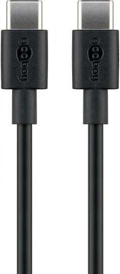 Goobay USB 2.0 Kabel USB-C Männlich - USB-C 60W Schwarz 1m 66318