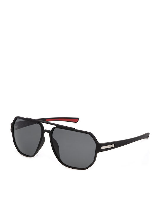 FILA Men's Sunglasses with Black Plastic Frame ...