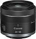 Canon Full Frame Φωτογραφικός Φακός RF 24-50mm f/4.5-6.3 IS STM Standard Zoom για Canon RF Mount Μαύρος