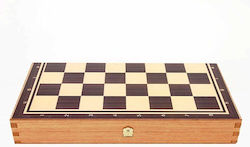 Pokeritems Backgammon Wooden with Checkers 50x48cm