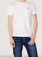 U.S. Polo Assn. T-shirt Bărbătesc cu Mânecă Scurtă Alb